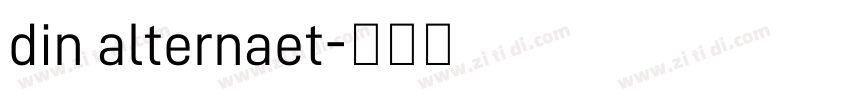 din alternaet字体转换
